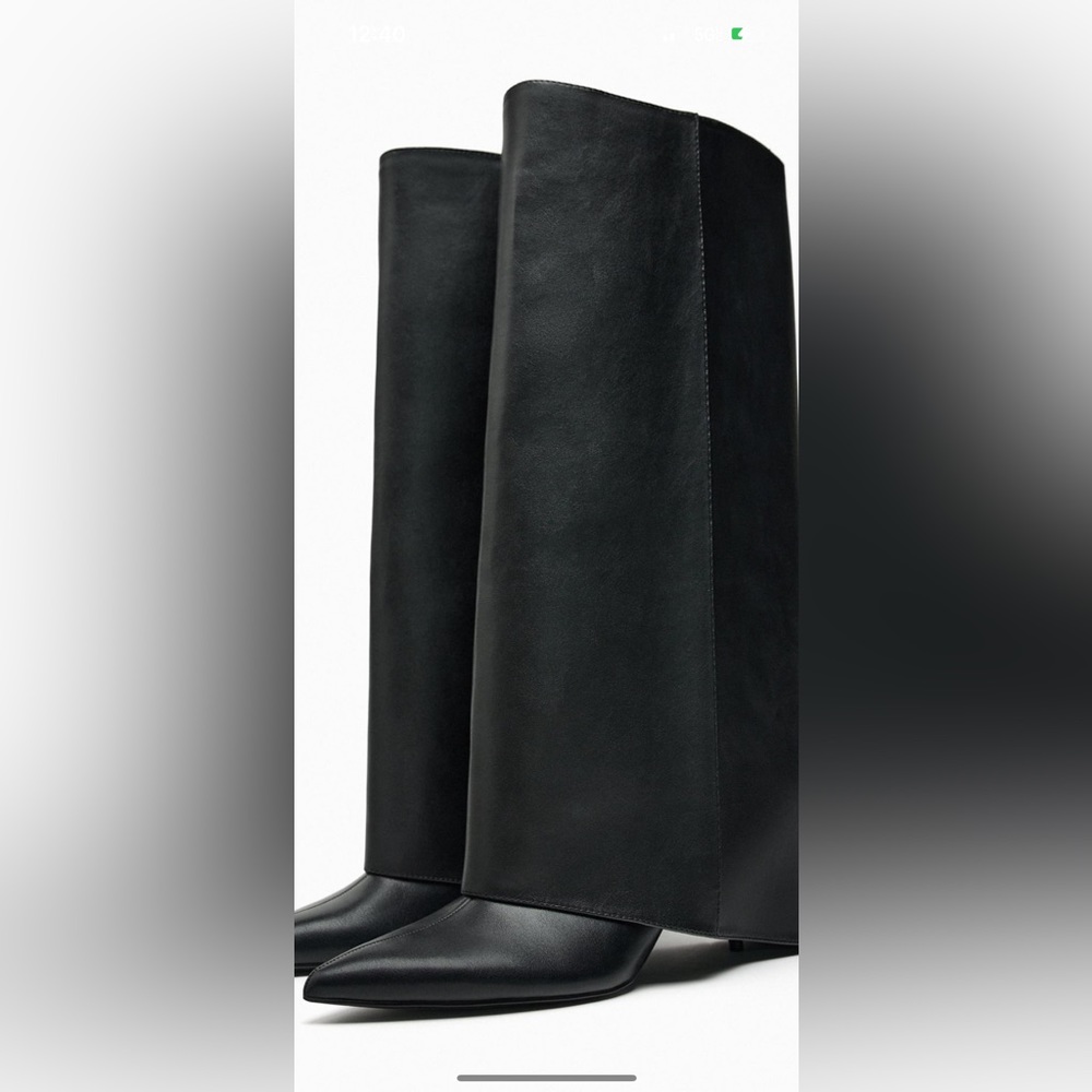 NWT Zara holdover boot sold out in stores